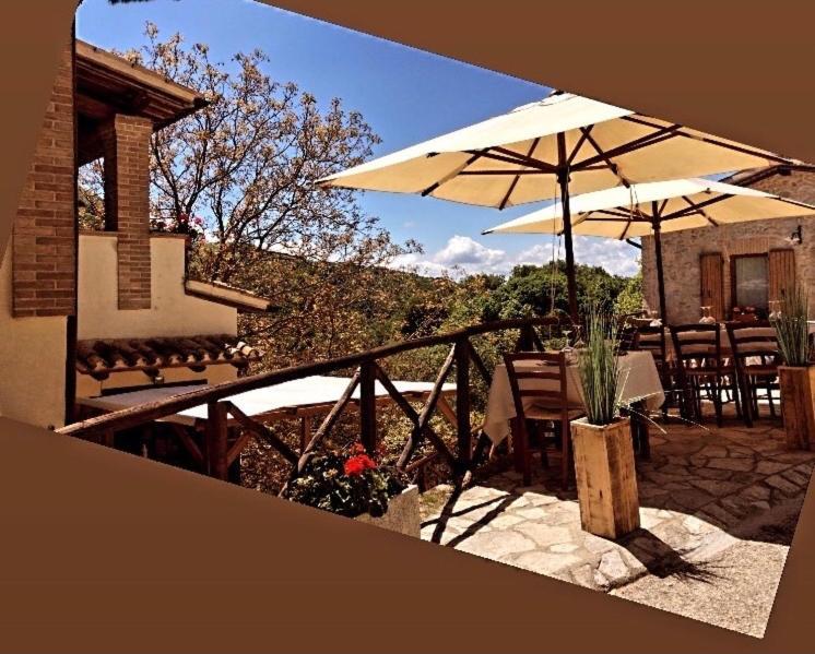 Agriturismo Pettino Campello sul Clitunno Exteriör bild