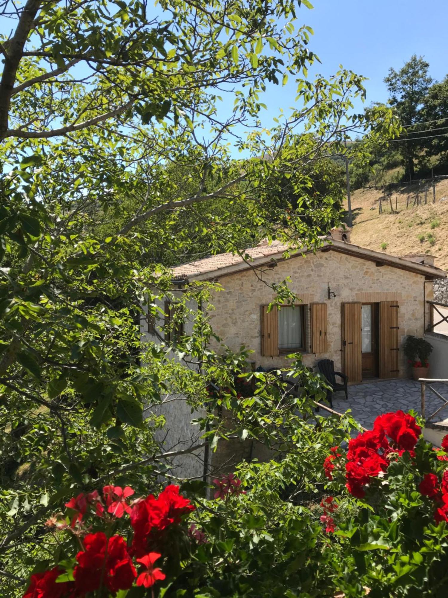 Agriturismo Pettino Campello sul Clitunno Exteriör bild